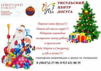Пригласите Деда Мороза и Снегурочку